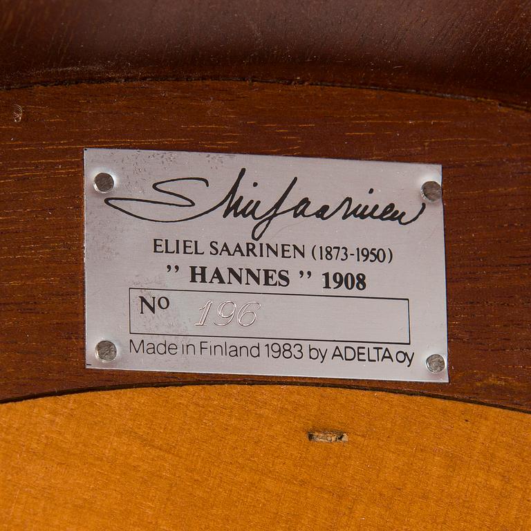 Eliel Saarinen, karmstolar, ett par, "Hannes", Adelta Oy, Finland.