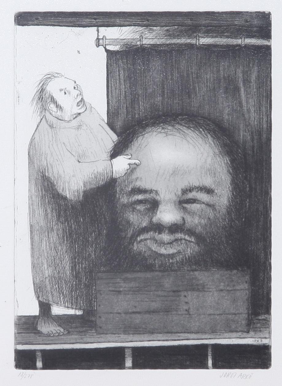 JORDI ARKÖ, 3 st, etsningar, sign o numr.