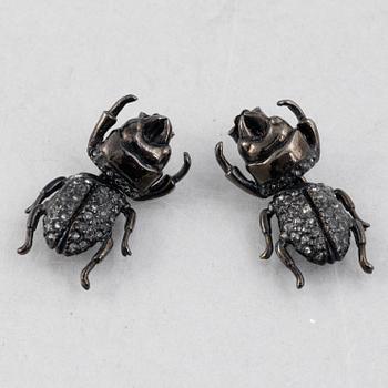 Märta Mattsson, earrings a pair, "Metamorphosis", Svenskt Tenn, 2016.