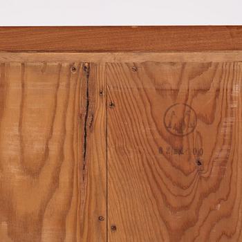 Axel Bäck, a Swedish Modern mahogany veneered sideboard, Eksjö Möbelfabrik, Sweden 1950, signed.
