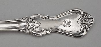 SOPPSLEV, silver, Gustaf Möllenborg-Féron, Stockholm, 1859. Vikt ca 306 g.