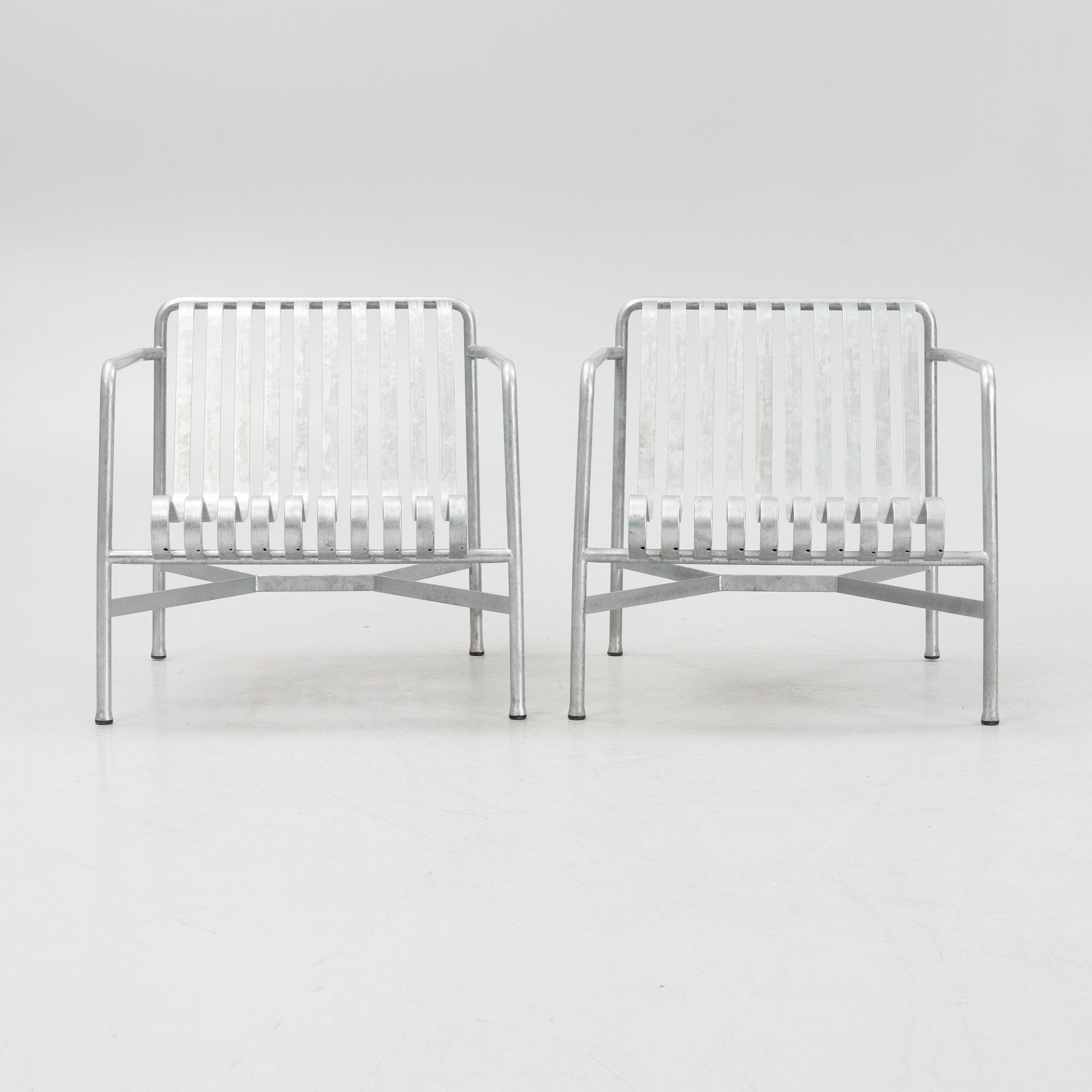 Ronan & Erwan Bouroullec, fåtöljer, ett par, "Palissade Låg", Hay, Danmark.