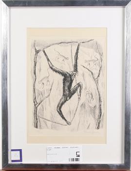 Gustav Croner · CRONER, GUSTAV. Litografi, sign o numr. 142/150.