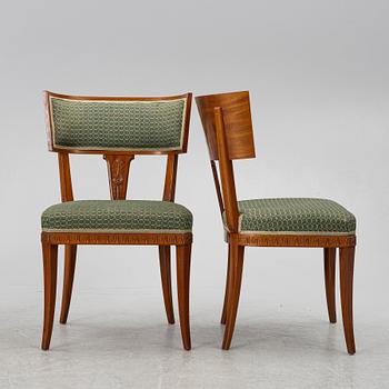 Eugen Höglund, chairs 4 pcs, Vetlanda, 1930s/40s.
