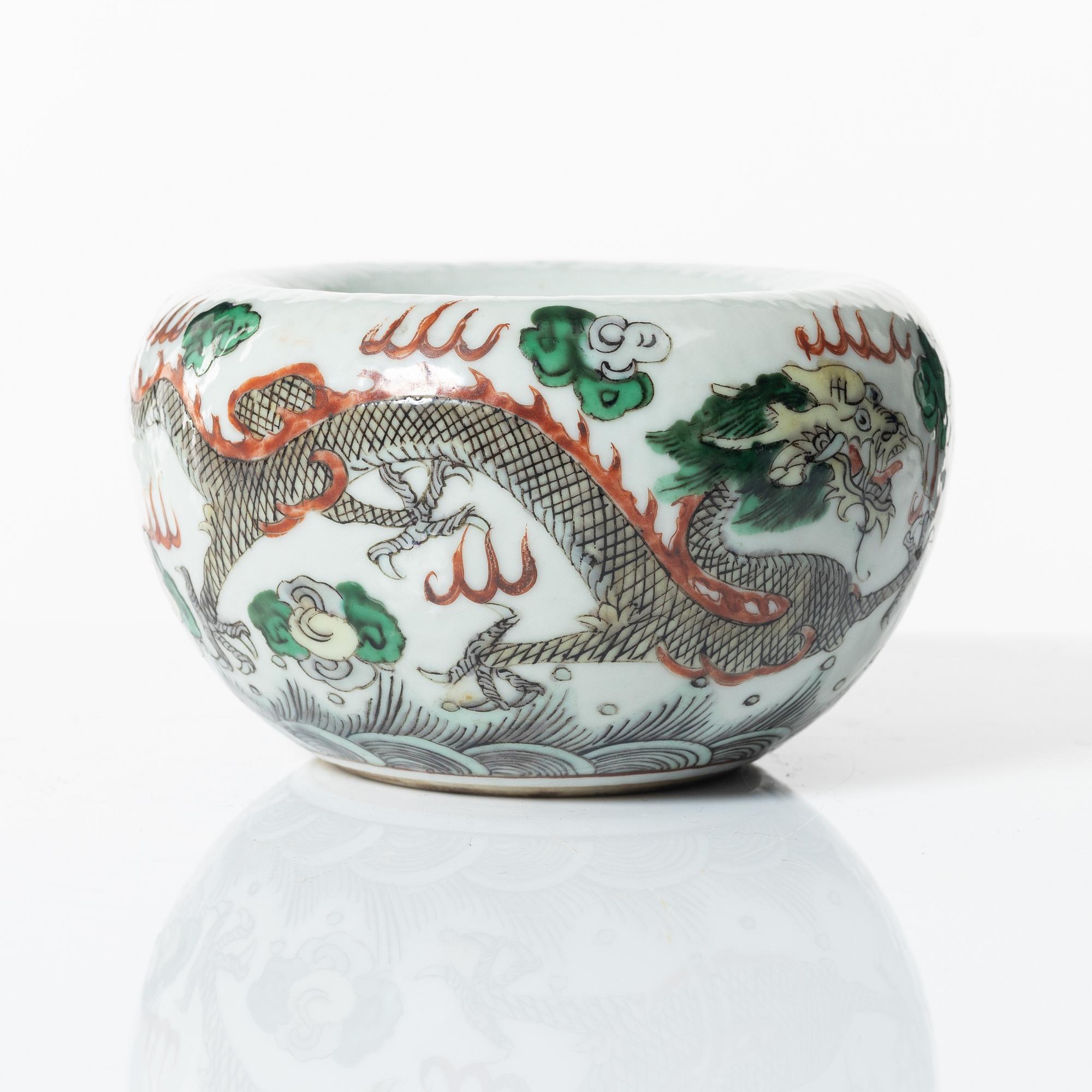 Penselbad, porslin, Kangxistil, 1900-tal.