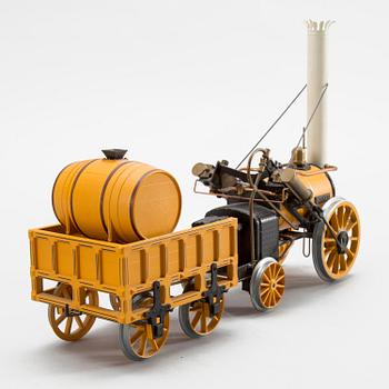 HORNBY, ånglok med tender, "Stephensons Rocket", 1900-talets senare del, spårvidd 3,5 tum.