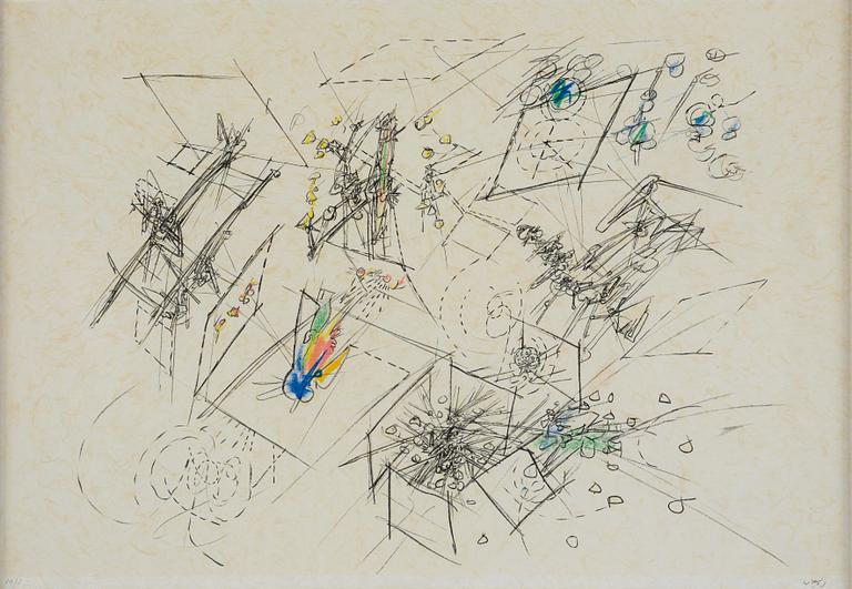 Roberto Matta, Komposition.