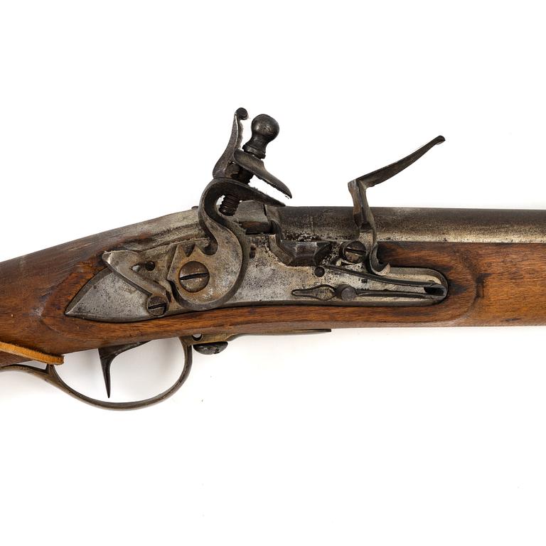 Flintlock rifle, Swedish, repair model.