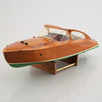 A boat model, 1950s.