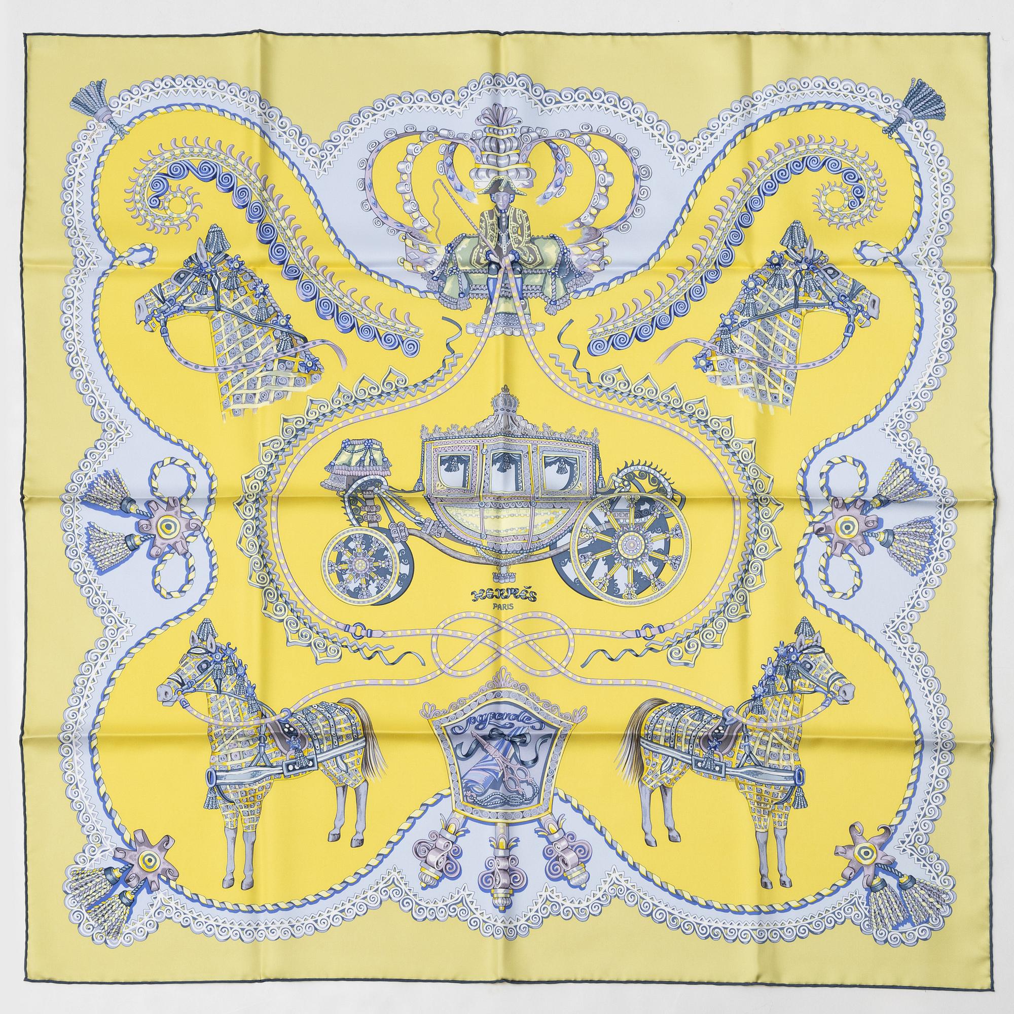 Hermès, scarf, "Paperoles".