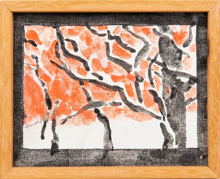 Lennart Rodhe, oil on panel signed.