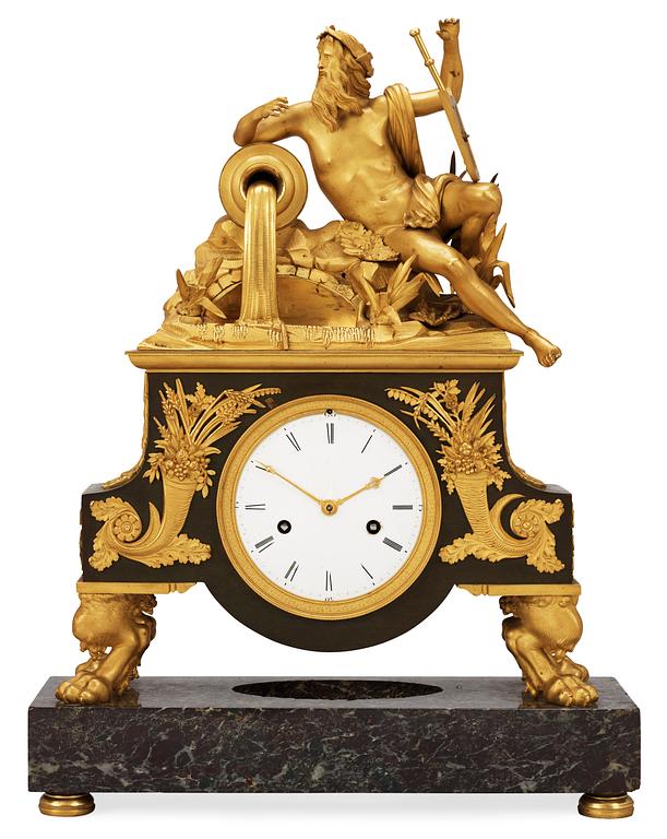 A French Empire early 19th Century mantel clock.