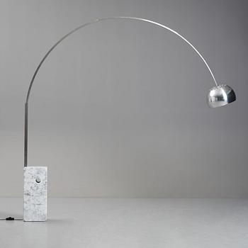 ACHILLE & PIER GIACOMO CASTIGLIONI, an "Arco", floor lamp, Flos, Italy.