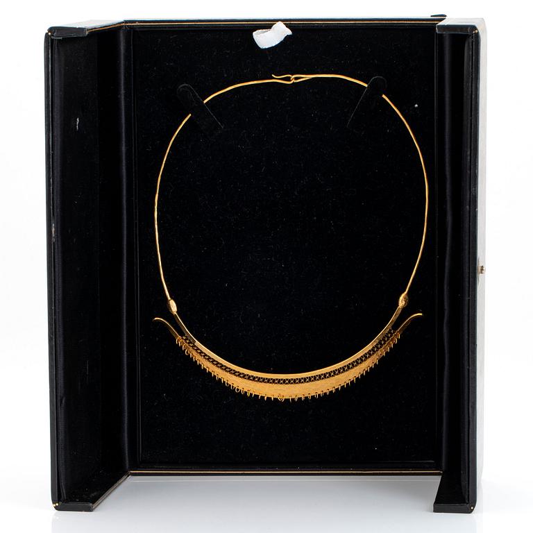 Tapio Wirkkala collier 18K guld.