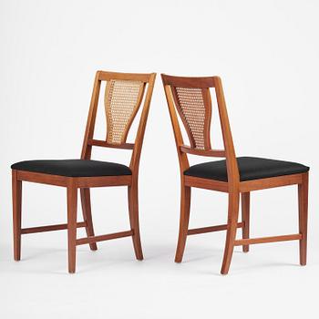 Stolar, 4 stycken, Sverige 1900-talets andra hälft.