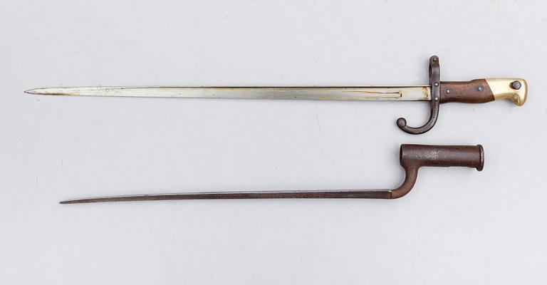 BAJONETTER, 2 st, 1800-tal.