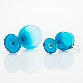 Nanny Still, glasservis, "Harlekin", 12 delar, Riihimäen Lasi Oy.