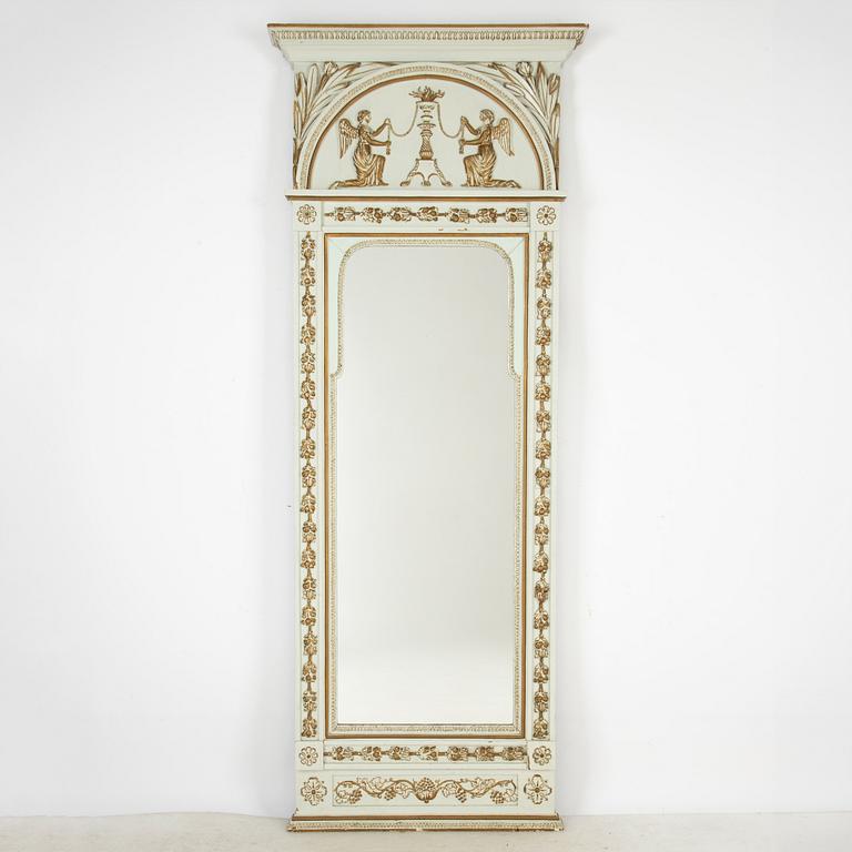 An Empire mirror, first half of the 19th century.