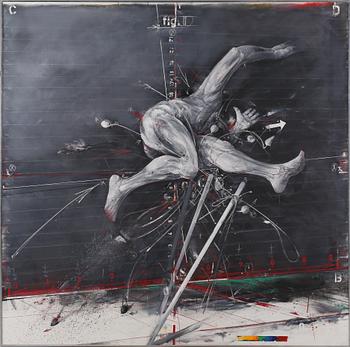 VLADIMIR VELICKOVIC, olja på duk, signerad och daterad 1975 à tergo.