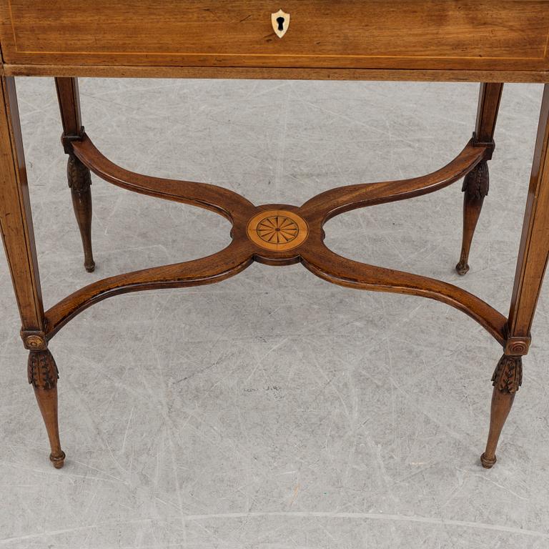 A circa 1800 table in the style of Lars Qvarnberg.