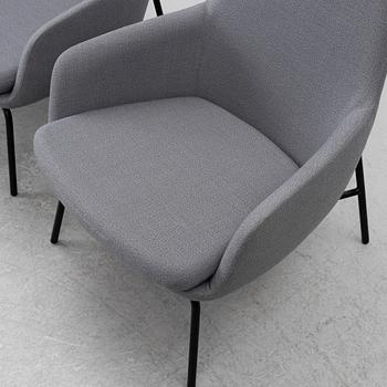 Simon Legald, fåtöljer, ett par, 'Era Lounge Chair High', Normann Copenhagen. Modellen formgiven 2014.