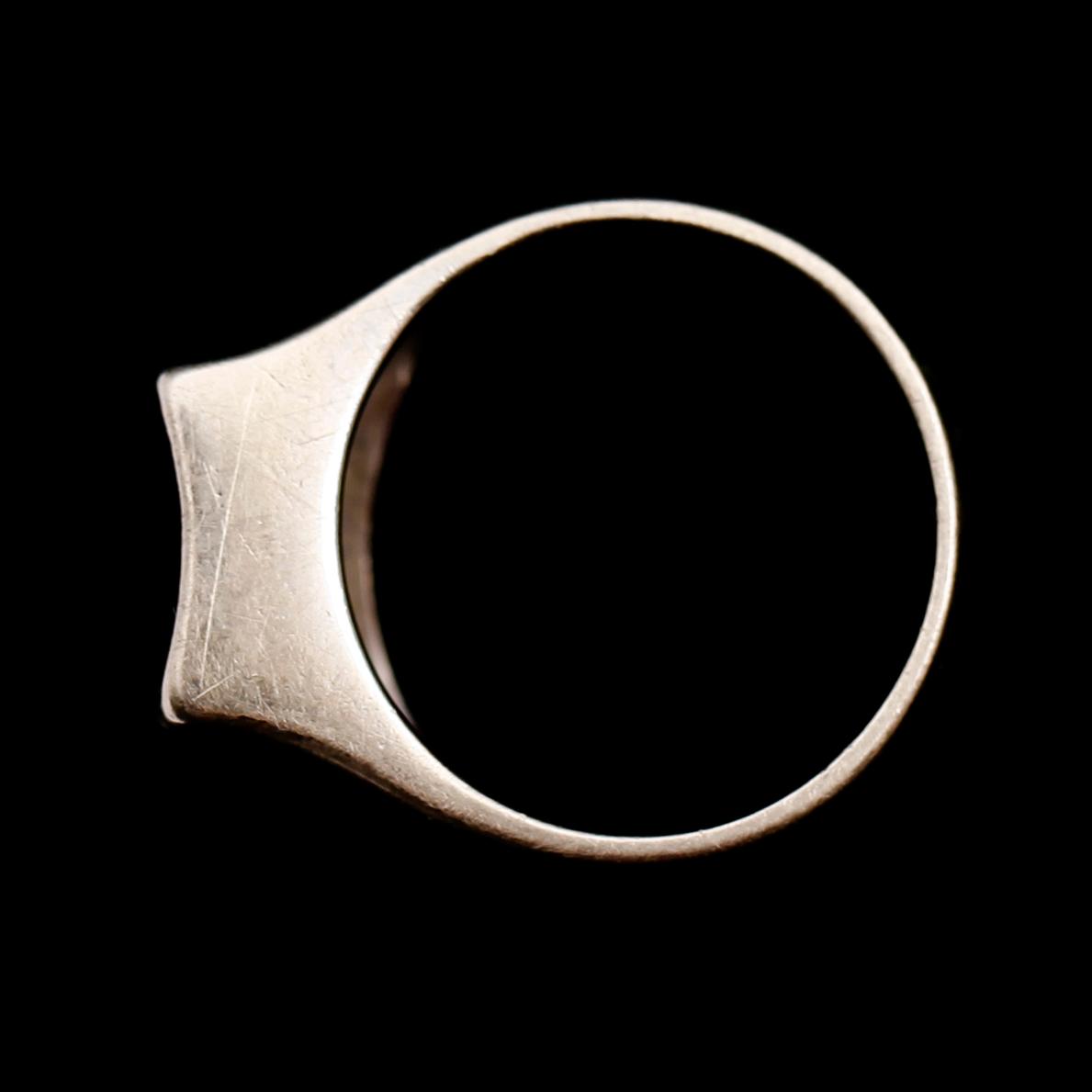 RING, 18 k vitguld, MGAB, briljantslipade diamanter.