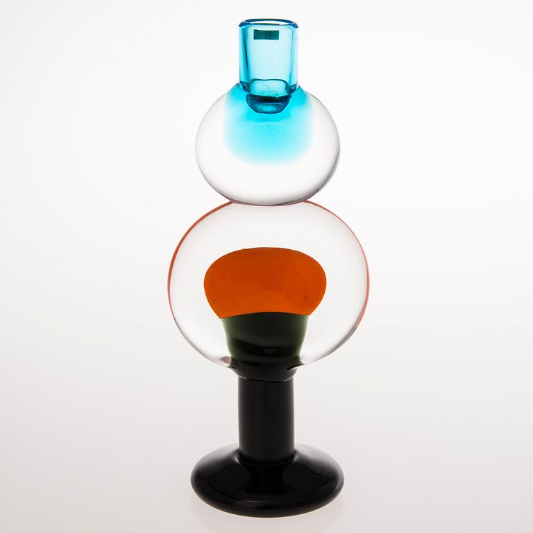 Oiva Toikka, A candlestick signed Oiva Toikka, Nuutajärvi Notsjö.