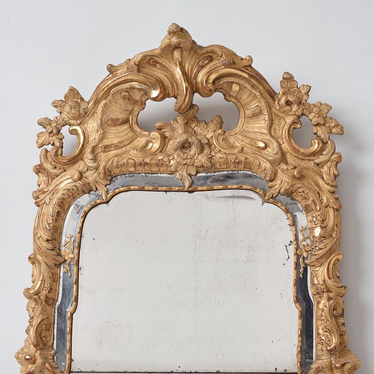 SPEGEL, stockholmsarbete, 1700-talets andra hälft, rokoko.