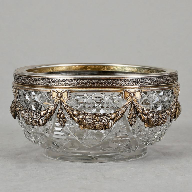 SKÅL, glas och silver, CG Hallberg, Stockholm, 1904.