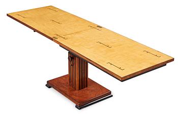 An Otto Wretling 'Ideal' adjustable sofa/dining table, Umeå, Sweden 1930's.