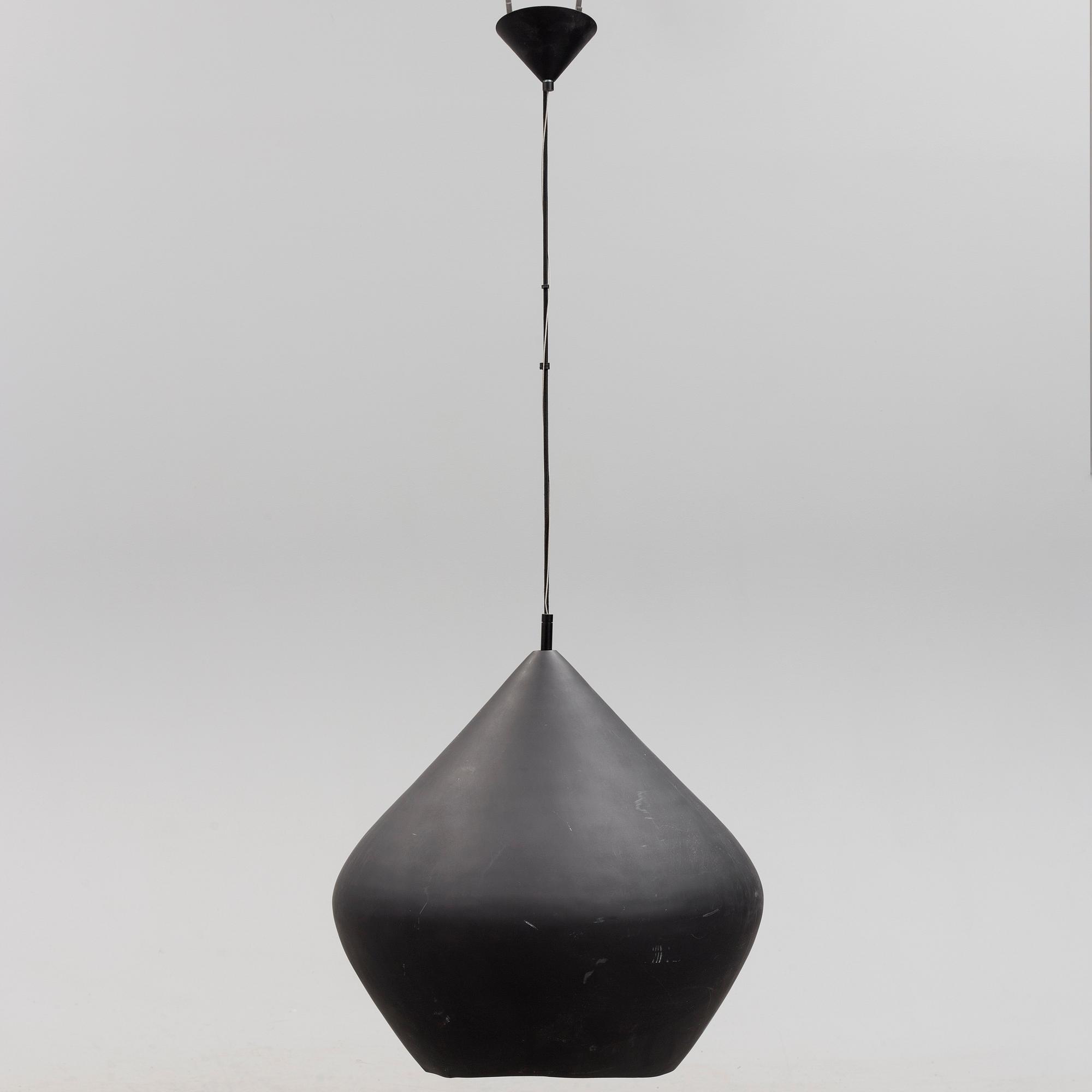 TOM DIXON, taklampa, "Beat Stout Black".