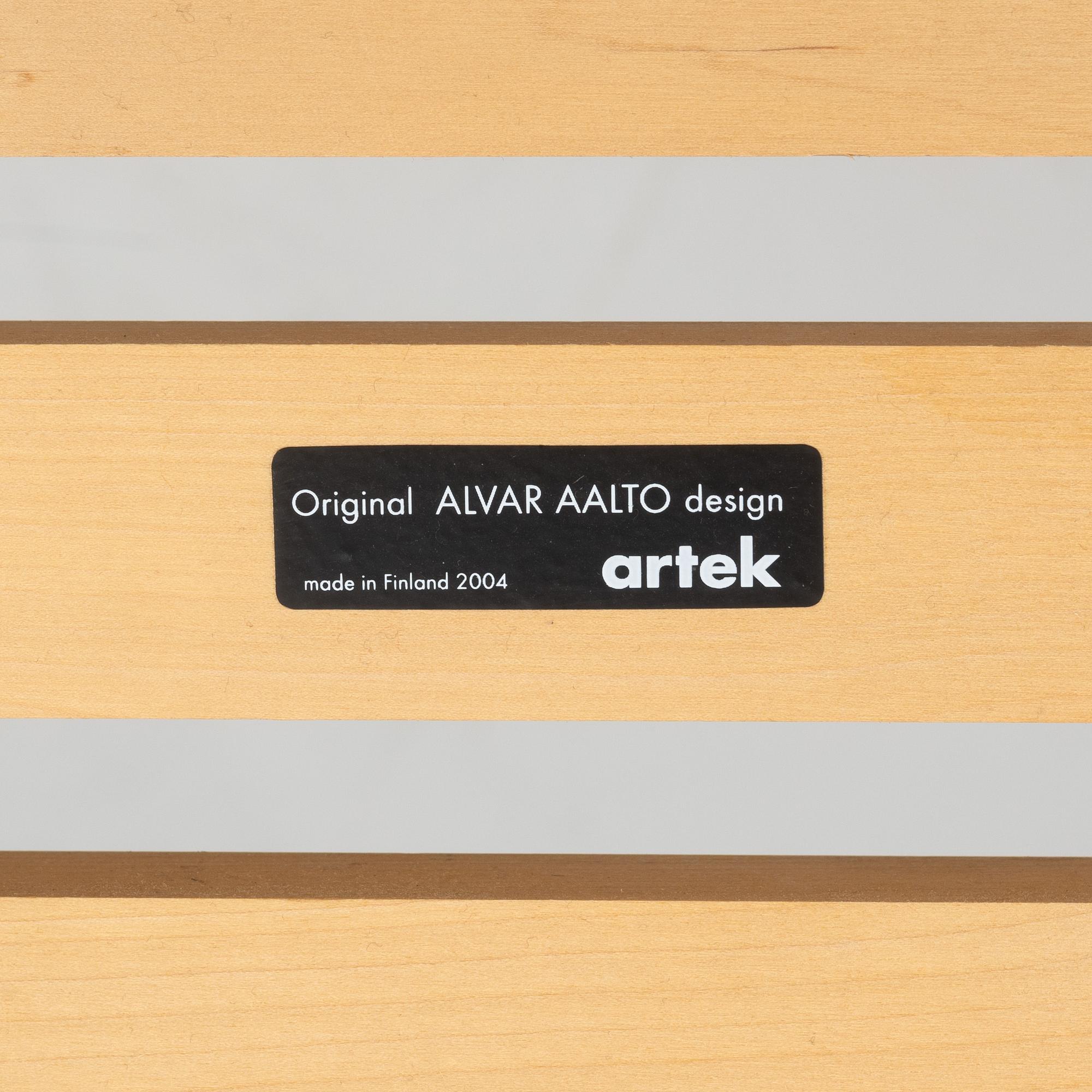 Alvar Aalto, bänk, 153B, Artek, 2004.