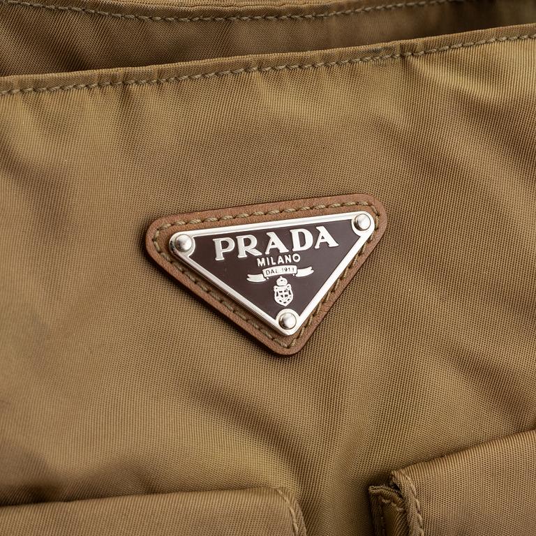 Prada, a nylon handbag.