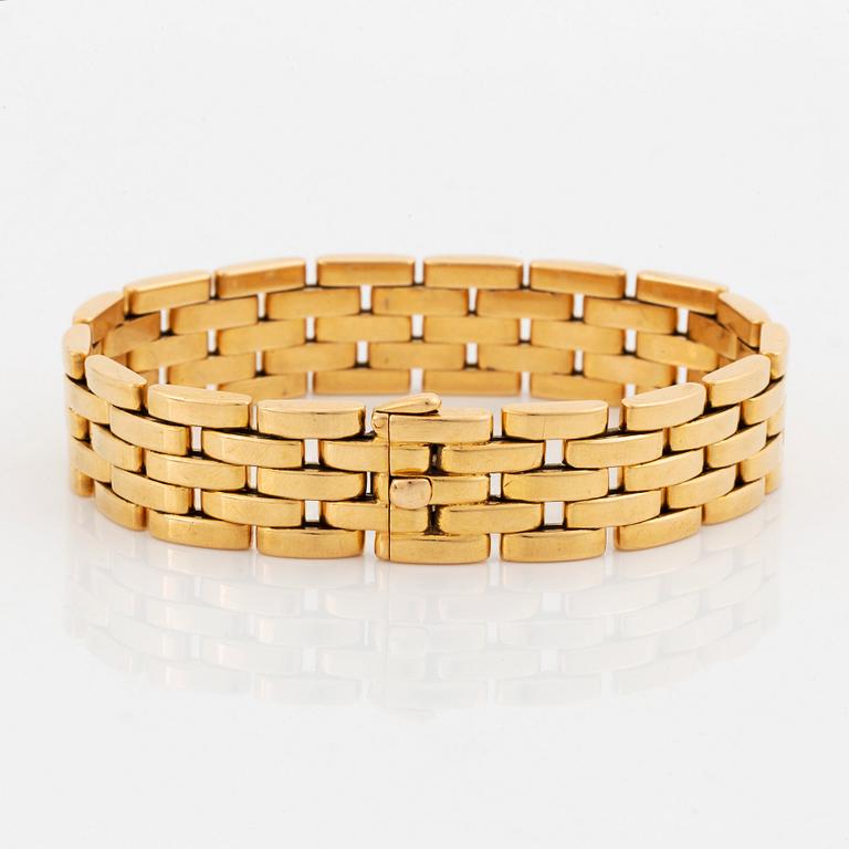 A Cartier "Maillon Panthère" 18K gold bracelet.