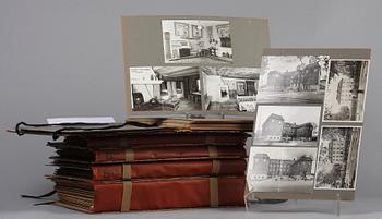 MAPPAR MED TOPOGRAFISKA VYKORT, 5 st, Sverige sekelskiftet 1900-1900-talets första hälft.