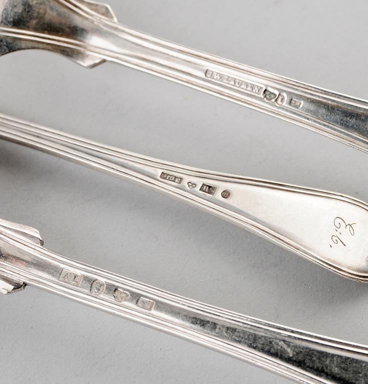 BESTICK, 17 del, silver, 1800-talets mitt. Vikt ca 778 g.