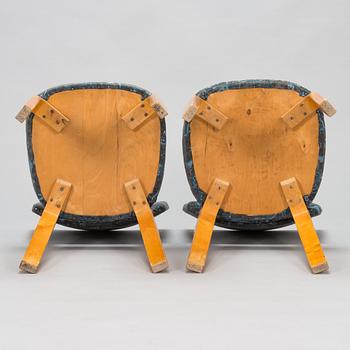 Alvar Aalto, tuolipari, malli 62, O.Y. Huonekalu- ja Rakennustyötehdas A.B. 1900-luvun puoliväli.