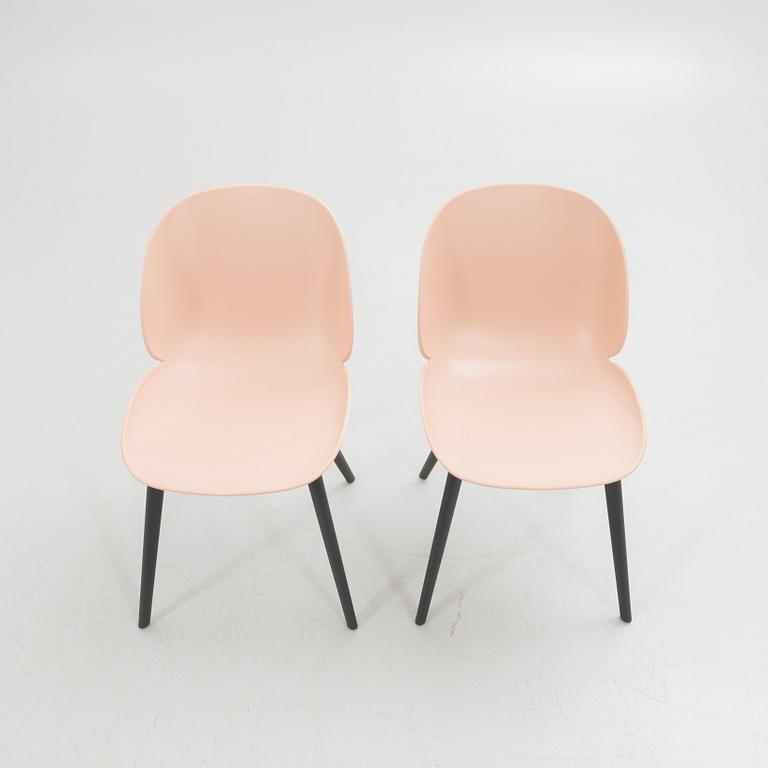GamFratesi, chairs, 4 pcs, "Beetle Chair", Gubi, Denmark.