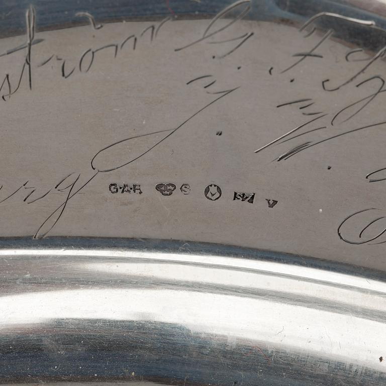 FAT, silver, Guldsmeds aktiebolaget, Stockholm. 1920. Vikt 546 gram.