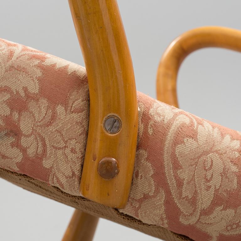 A rocking chair attributed to Philip Arctander.