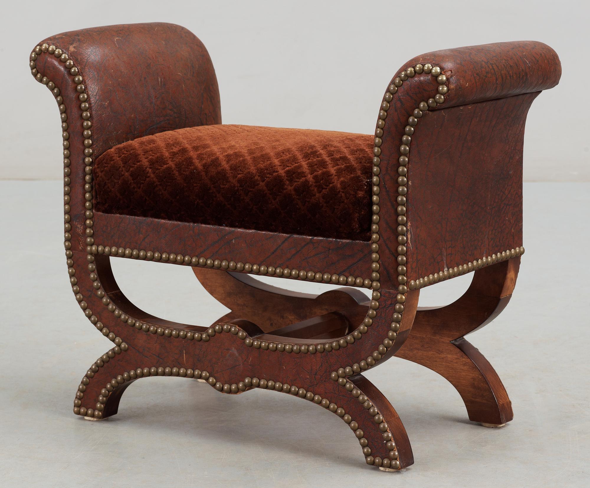 An Otto Schulz stool, Boet, Gothenburg 1930's.
