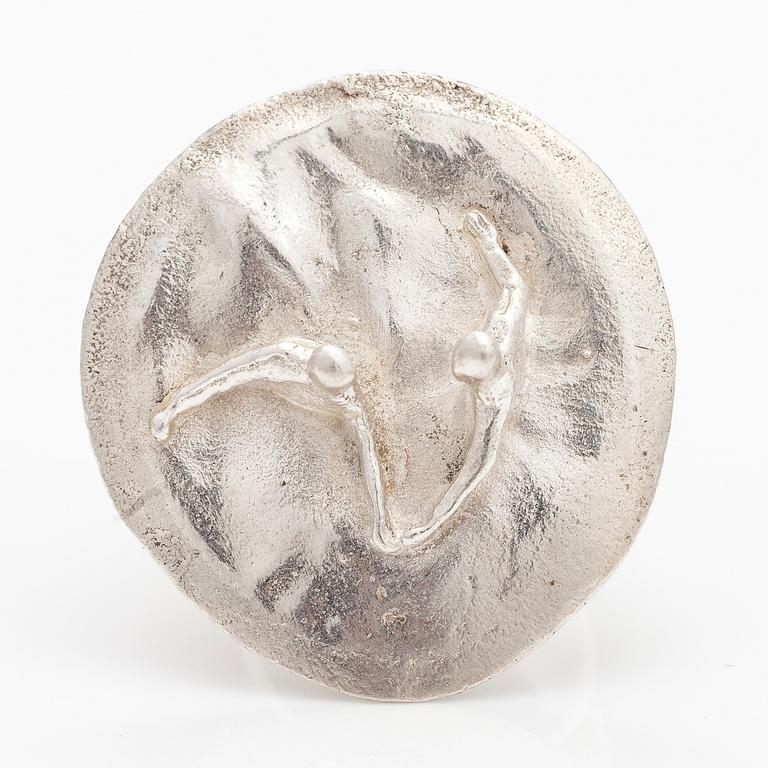 BJÖRN WECKSTRÖM, A sterling silver ring "Galactic dance". Lapponia 1971.