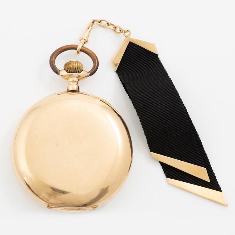 Pocket watch, hunter, 51 mm.
