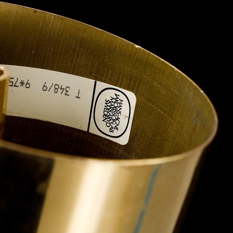 Hans-Agne Jakobsson, A brass chandelier, Markaryd, 1960's.