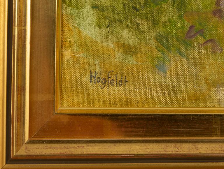 Robert Högfeldt, Friluftsmåleri.