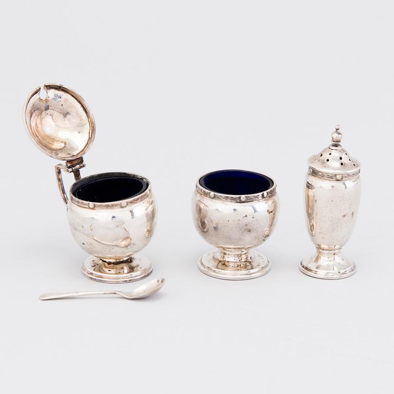 ENGELSKT SILVER, 11 delar, Birmingham och Sheffield, 1900-talets första hälft.