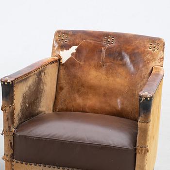 Armchairs, a pair Swedish Modern 1940s.