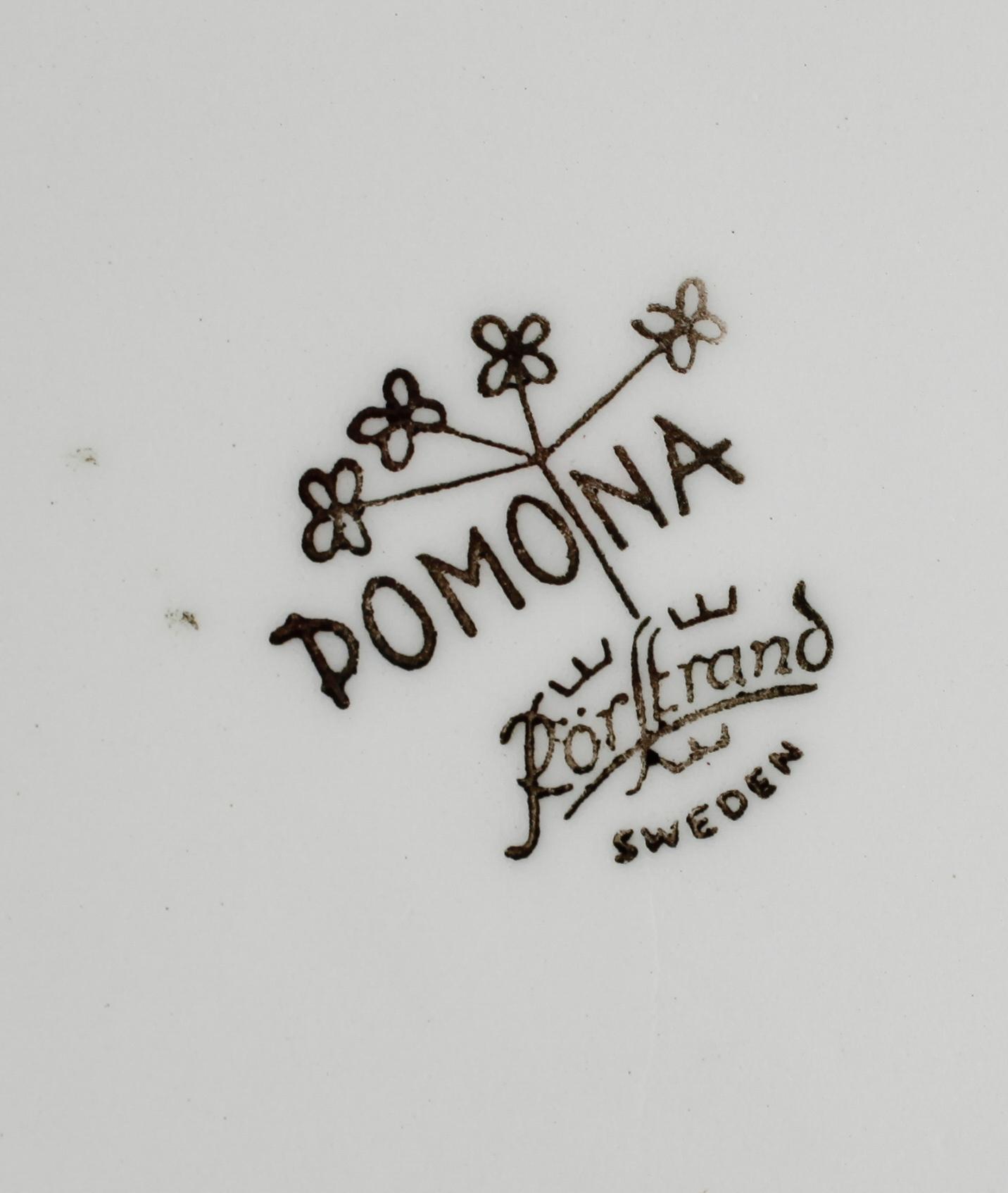 TALLRIKAR, 11 st, porslin, "Pomona", Marianne Westman, Rörstrand.