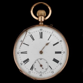 HERRFICKUR, guld 14k, sent 1800-tal. Vikt ca 70 gram.