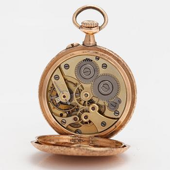 POCKET WATCHES, 2 psc, 14K gold, 32 mm and 44 mm.